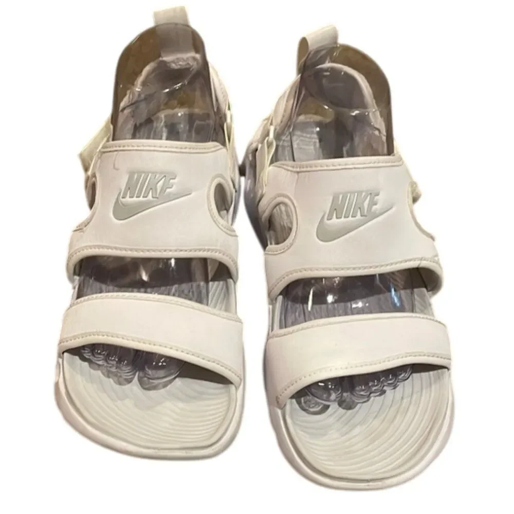 Nike Owaysis White Sandal Shoes Womens Size 9 CK9283-100 Lightweight Comfort
